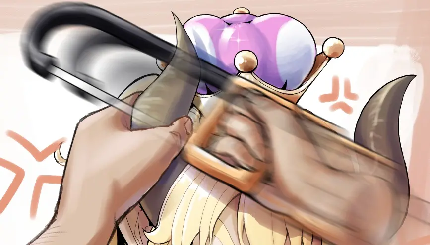 Bowsette Horn Cutting